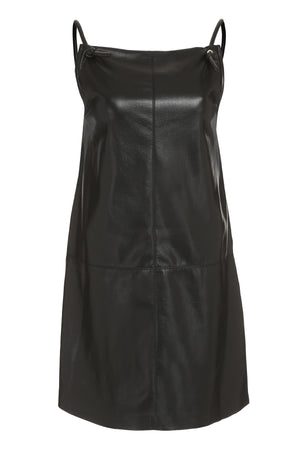 Claire vegan leather dress-0